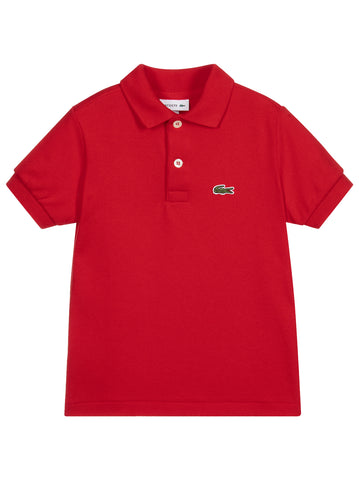 Lacoste Kids Red Polo Shirt – Branded Wear