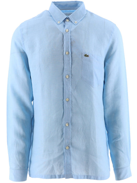 Lacoste Light Blue Regular Fit Button Shirt – Branded Wear