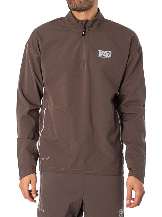 EA7 Falcon Logo Zip Sweatshirt