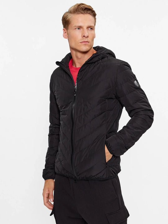 EA7 Mens Black Premium Shield Jacket