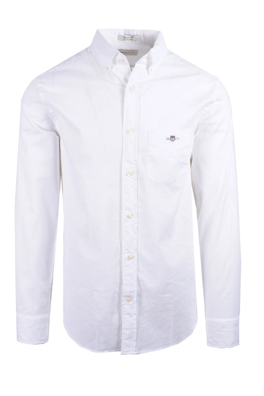 Gant White Cotton Linen Shirt