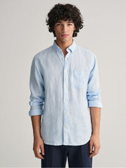 GANT REG LINEN HOUNDSTOOTH SHIRT