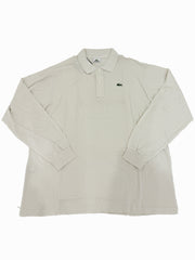 Lacoste Mens Cream Polo Shirt