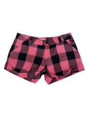 Roxy Black & Pink Chequered Shorts