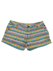 Roxy Bright Multi-coloured Chequered Shorts