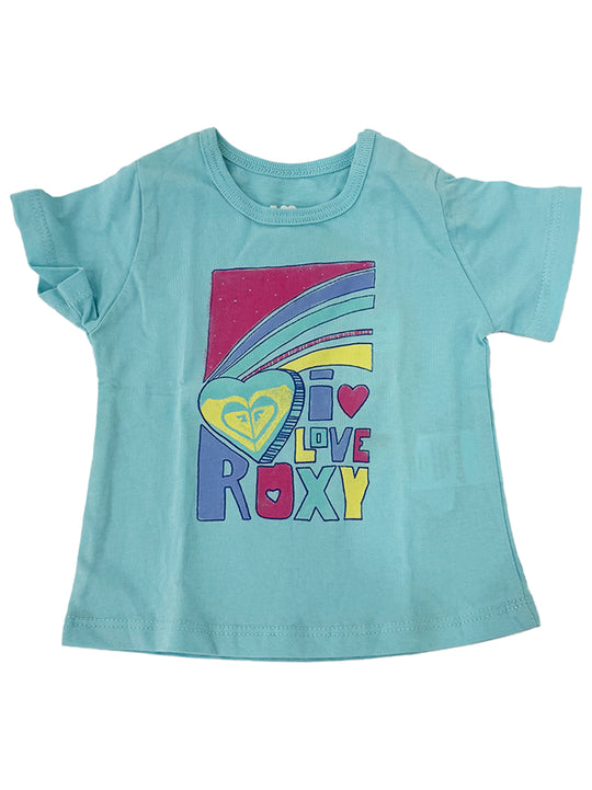 Roxy Turquoise Girls Printed T-Shirt