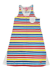 Roxy White Summer Striped Dresses