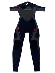 Quiksilver Mens Grey & Red Wet Suit