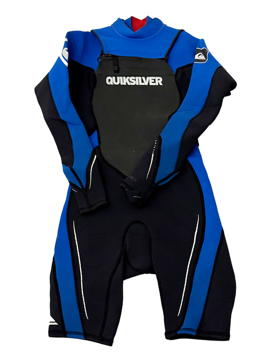 Quiksilver Mens Black and Blue Wet Suit