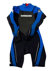 Quiksilver Mens Black and Blue Wet Suit
