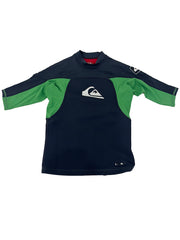 Quiksilver Mens Grey & Green Wetsuit Top
