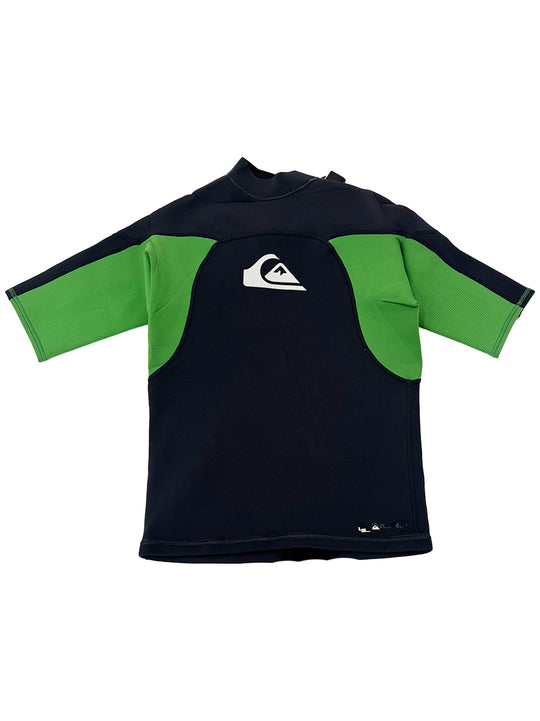Quiksilver Mens Grey & Green Wet Suit Top