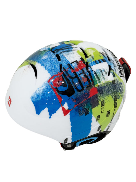 Quiksilver White & Blue Helmet