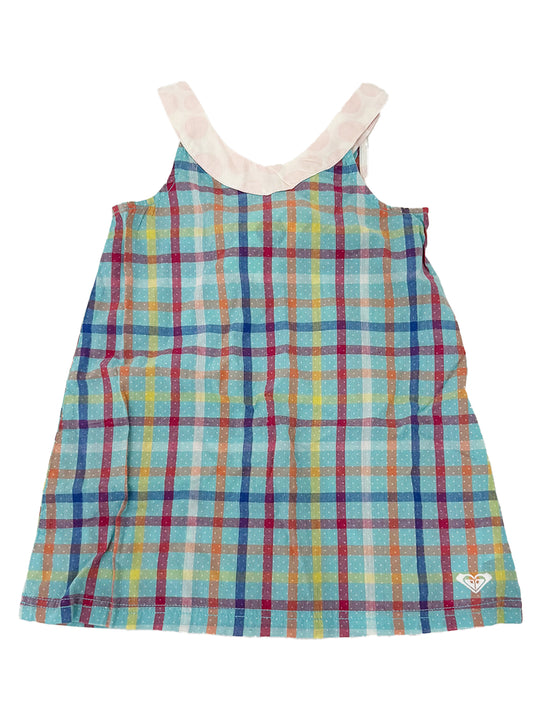 Roxy Girls Short Chequered Dress