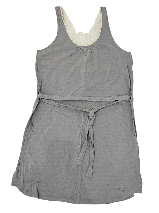 Roxy Grey Dresses with white frills
