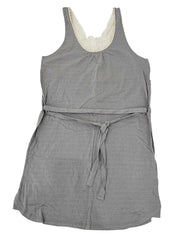 Roxy Grey Dresses with white frills