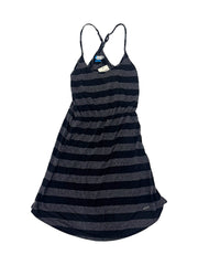 Roxy Black & Grey Striped Dresses