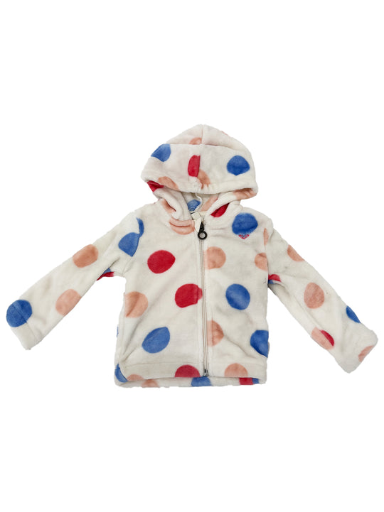 Roxy Girls Fluffy White Hoodies