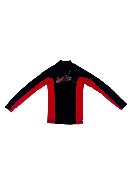 Quiksilver Junior Black & Red Swimming Top