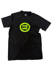 Quiksilver Junior Black & Green Swimming Top