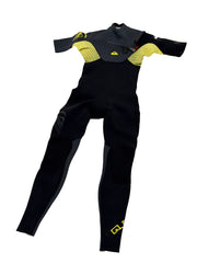 Quiksilver Mens Grey & Yellow Wet Suit