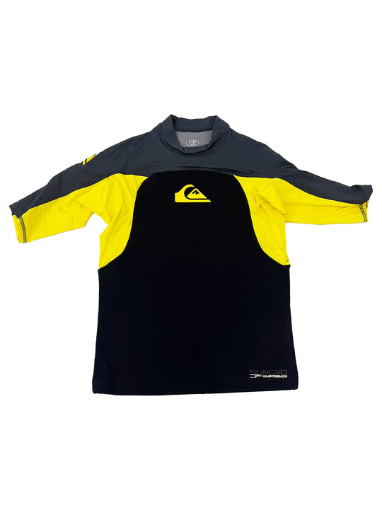 Quiksilver Boys Grey & Yellow Wet Suit Top