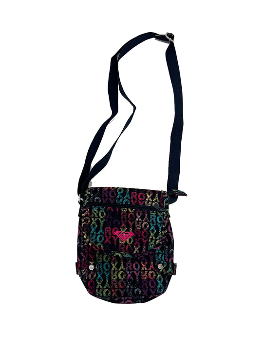 Roxy Black Body Bag with Multicolour