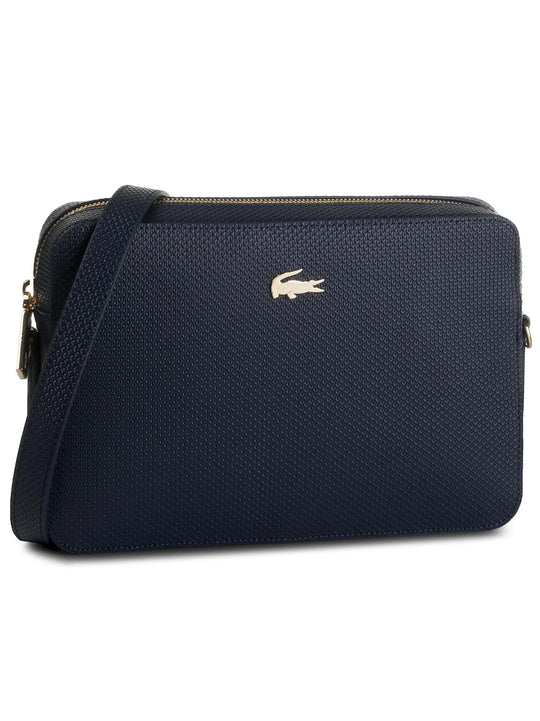 Lacoste Navy Square Crossover Bag