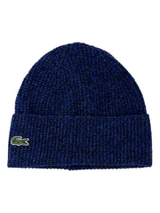 Lacoste Navy Logo Beanie