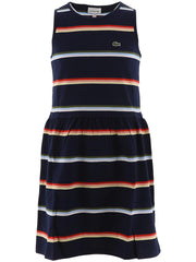 Lacoste Stripe Navy Logo Dress