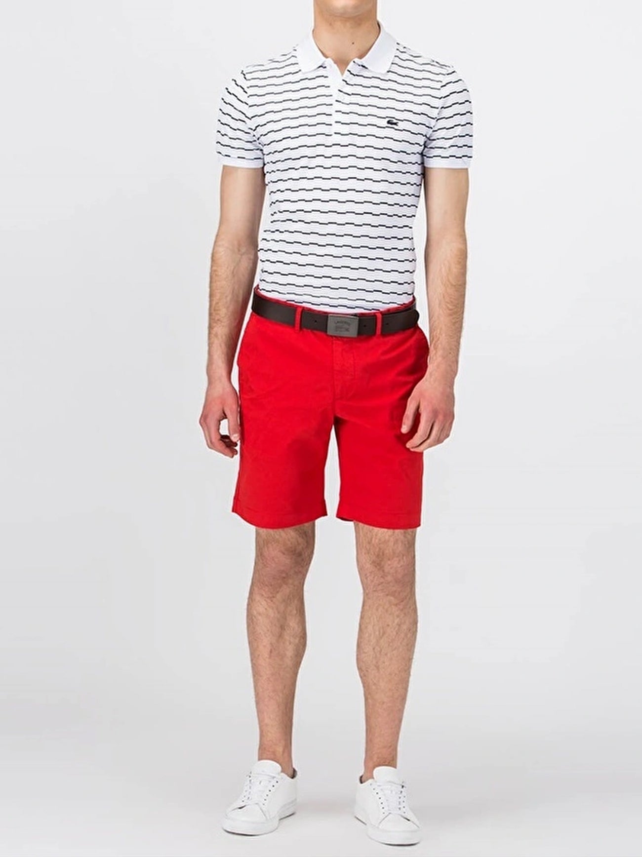 Red deals lacoste shorts