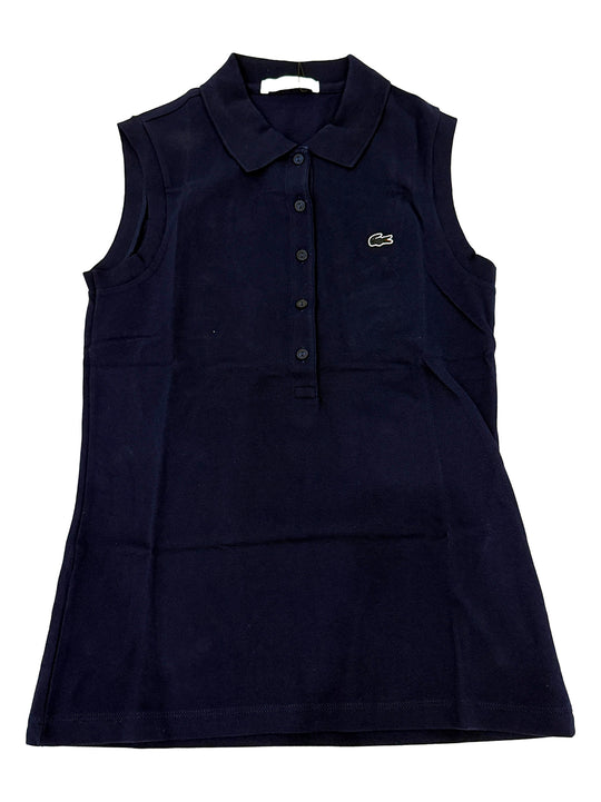 Lacoste Girls Blue Polo Dress