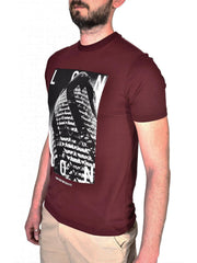 Armani Mens Bordeaux London T-Shirt