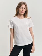 GANT Women's white shield t-shirt