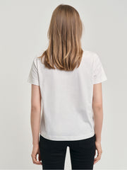 GANT Women's white shield t-shirt