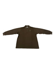 Lacoste Brown Long Sleeve Polo Shirt