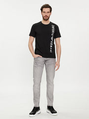 Emporio Armani Mens Black LineA T-Shirt