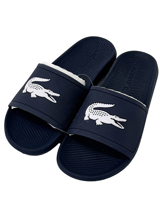 Lacoste Navy White Croco 119 Slide