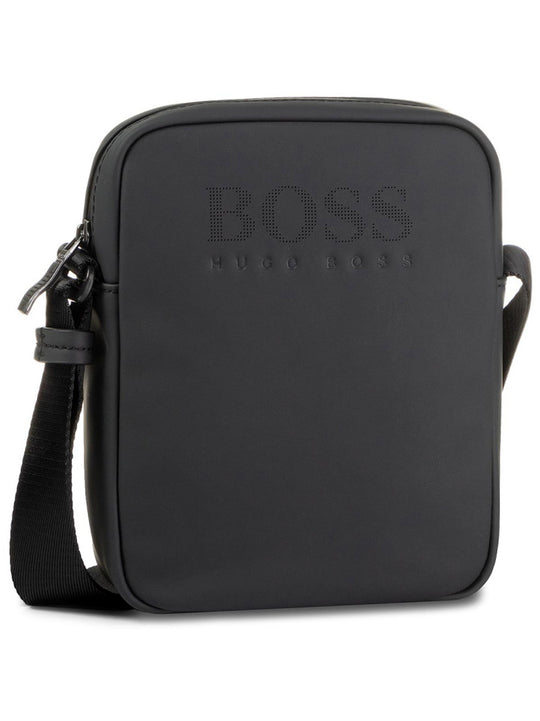 Hugo Boss Mens Black Hyper Messenger Bag