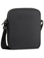 Hugo Boss Mens Black Hyper Messenger Bag