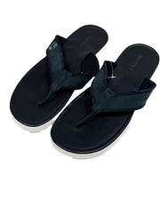 Lacoste Black Leather Courson 3 Shoe