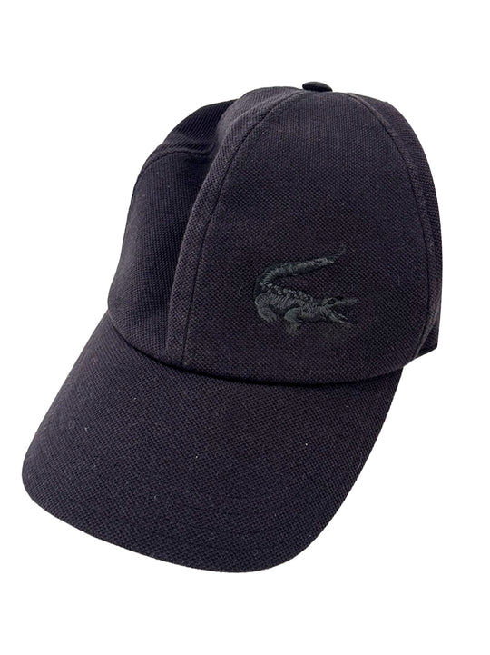 Lacoste Black Emblem Croco Cap