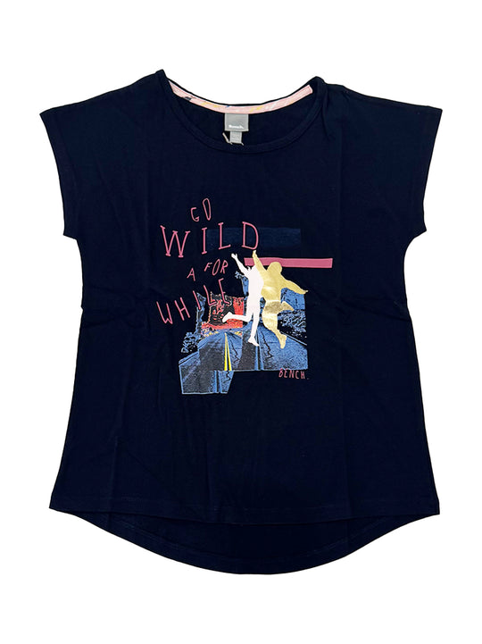 Bench Black Wild Graphic T-shirt