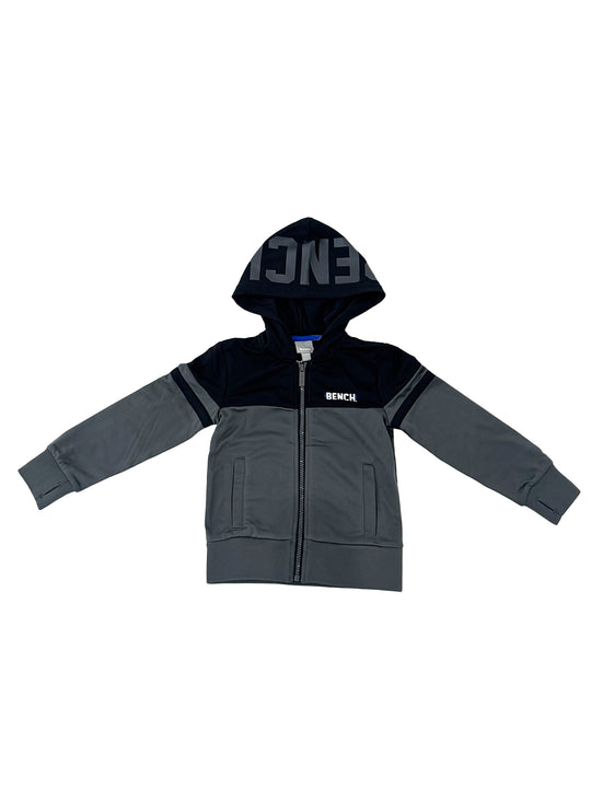 Bench Black/Grey Tricot Colour Block Sweat