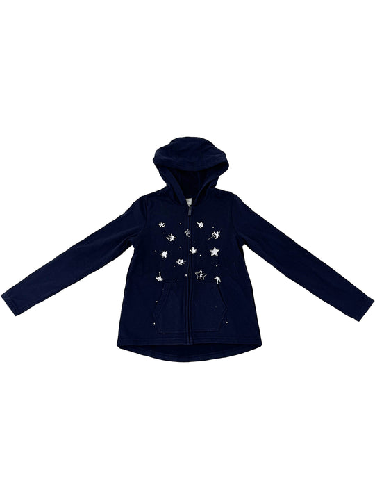 Bench Navy Starry Zip Up Hoody