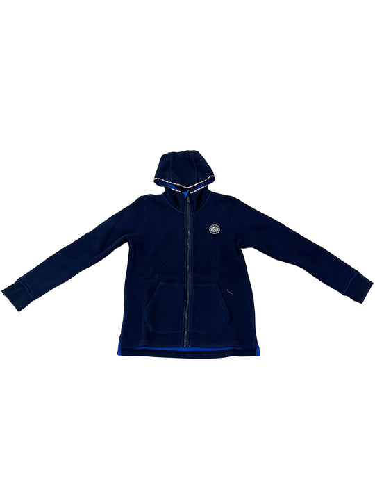 Bench Navy Bonded Knit Zip Hoody