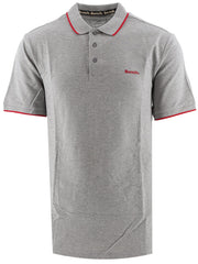 Bench Grey Logo Polo Shirt