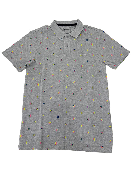 Bench Grey Logo Polo Shirt