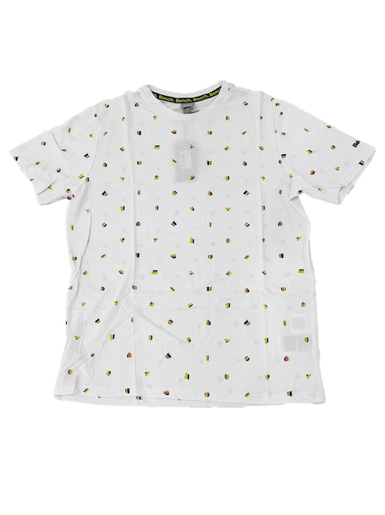 Bench White Logo T-Shirt