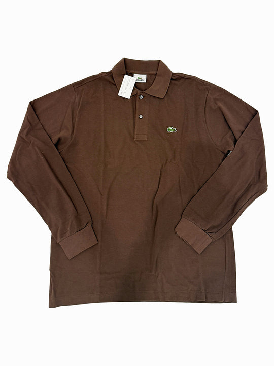 Lacoste Mens Brown Polo Shirt Shirt
